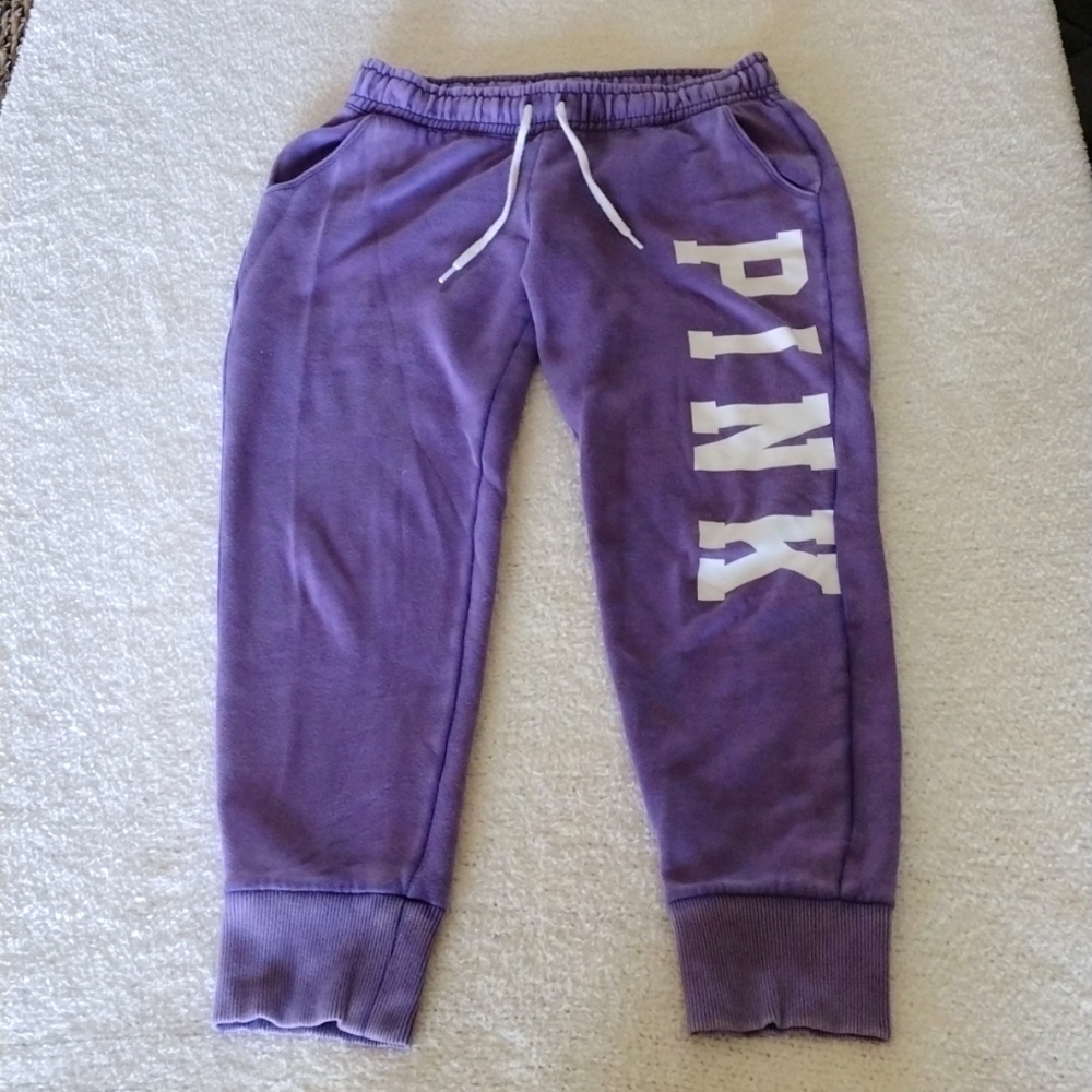 Victoria's Secret PINK purple sweatpants in size small